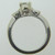 14k White Gold Approx .90ct European Cut Diamond Ring Size 6 1/2