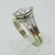 14k White Gold Approx .75ct Marquise Cut Diamond Ring with Wedding Band Size 6 3/4