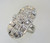 Vintage 1920’s Era Platinum Approx. 1.0ct TW European Cut Diamond Ring with Delicate Filigree Accents. Size 5 ½*