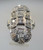 Vintage 1920’s Era Platinum Approx. 1.0ct TW European Cut Diamond Ring with Delicate Filigree Accents. Size 5 ½*