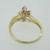 14k Yellow Gold Marquise Cut Ruby Ring with Diamond Accents Size 6 1/4 