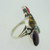 Sterling Silver Southwest Multi Gemstone Ring Size 11.5