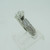 14k White Gold .73ct Round Brilliant Cut Diamond Ring with Diamond Accents Size 6 3/4
