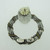 Sterling Silver Marjorie Baer Bronze Copper Accent Bracelet Earring Set