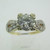 Vintage 14k Yellow Gold 1.02ct European Cut Diamond Ring Size 5 3/4