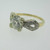 Vintage 14k Yellow Gold 1.02ct European Cut Diamond Ring Size 5 3/4
