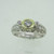18k White Gold .25ct Round Brilliant Cut Diamond Ring Size 7 1/4