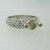 18k White Gold .25ct Round Brilliant Cut Diamond Ring Size 7 1/4