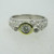 18k White Gold .25ct Round Brilliant Cut Diamond Ring Size 7 1/4