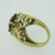 Sterling Silver with Gold Vermeil Citrine STS Chuck Clemency Ring Size 6