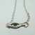 Vintage 10k White Gold Filigree Yellow Gold Accent Necklace Pendant with Purple Stone