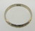 10k White Gold Baby’s Ring with Texture Design Surrounding Band