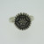 Vintage Sterling Silver Flower Spider Web Ring Size 7 3/4