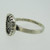 Vintage Sterling Silver Flower Spider Web Ring Size 7 3/4