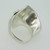 Sterling Silver Large Statement Fashion Wavy Ribbon Ring Size 8 1/2