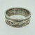 Sterling Silver Ocean Wave Crests Band Ring Size 9 1/2