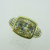 Sterling Silver & 18K Judith Ripka Yellow Citrine Ring Size 7
