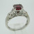 18k White Gold Kirk Kara 1.12ct Ruby Ring with .18ct TW Diamond Accents Size 6 3/4