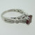 18k White Gold Kirk Kara 1.12ct Ruby Ring with .18ct TW Diamond Accents Size 6 3/4