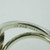 Sterling Silver Contemporary Statement Button Loop Ring Size 6 1/2