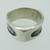 Sterling Silver Triangular Comfort Abstract Design Ring Size 9 1/2