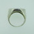 Sterling Silver Large Statement Cut Out Peace Design Ring Size 8 1/2