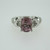 14k White Gold 1.83 ct Spinel Ring with .54ct TW Diamond Accents Size 6 3/4