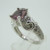 14k White Gold 1.83 ct Spinel Ring with .54ct TW Diamond Accents Size 6 3/4