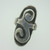 Sterling Silver Swirl Wave Handmade Ring Band Size 7