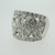 14k White Gold Approx 2.0ct TW Round Brilliant Cut Diamond Band Size 6 3/4