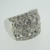 14k White Gold Approx 2.0ct TW Round Brilliant Cut Diamond Band Size 6 3/4