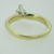 14k Yellow Gold Approx .75ct Pear Shape Diamond Solitaire Ring Size 7 1/4 