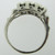 Vintage 14k White Gold Approx .50ct TW Diamond Band Ring Size 8