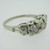 Vintage 14k White Gold Approx .50ct TW Diamond Band Ring Size 8