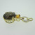 14K Yellow Gold Smoky Quartz Citrine Geometric Pendant