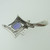 14k White Gold 3.95ct Tanzanite Pendant with Approx 1.50ct TW Diamond Accents