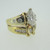 14k Yellow Gold Approx 1.0ct Marquise Cut Diamond Ring with Wedding Band Size 6