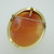 Vintage 14K Yellow Gold Cameo Oval Pin Brooch or Pendant