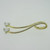 14K Yellow Gold Diamond Two Stone Slide Pendant  