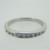 Platinum Diamond 1/4ct TW Wedding Band Ring Size 7.25