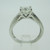 14k White Gold GIA Certified 1.01ct Square Modified Brilliant Cut Diamond Ring Size 6 1/4 