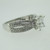 14k White Gold GIA Certified 1.01ct Square Modified Brilliant Cut Diamond Ring Size 6 1/4 