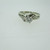 14k White Gold Approx 1/3ct Round Brilliant Cut Diamond Wedding Ring Size  6