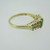 14k Yellow Gold Peridot Ring with Diamond Accents Ring Size 6 1/2