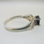 Sterling Silver Oval Cut Synthetic Tanzanite Ring Size 7