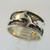Sterling Silver Marsala Dolphins Pattern Band Ring Size 6