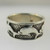 Sterling Silver Marsala Dolphins Pattern Band Ring Size 6