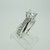 14k White Gold .62ct Princess Cut Diamond Ring with Diamond Accents Size 6 1/2