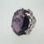 10k White Gold Large Created Alexandrite Ring Size 6 1/4