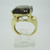 10k Yellow Gold Large Smokey Quartz Fashion Ring Size 6 1/4